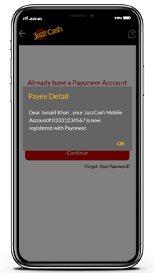 Freelance Payments Jazzcash